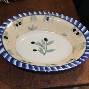 Tuscony 24" Large Oval Bowl By Baum Brothers